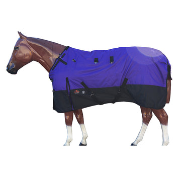 Hilason 600D Winter Waterproof Miniature Horse Turnout Blanket Purple